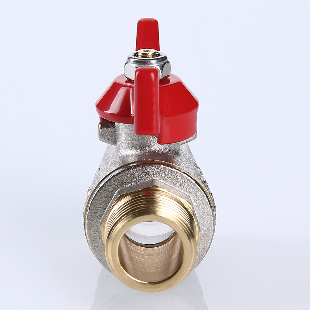 Кран шаровой Valtec BASE рукоятка бабочка 1/2" ВН