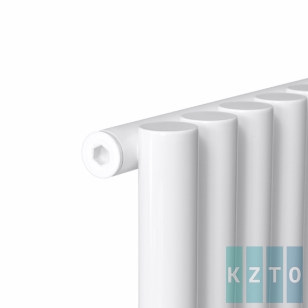 Стальной трубчатый радиатор отопления КЗТО Гармония А40 1-1750-8 секций нижнее правое подключение