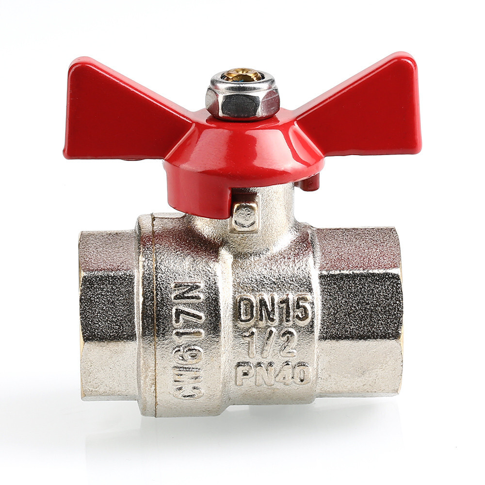 Кран шаровой Valtec BASE рукоятка бабочка 1/2" В