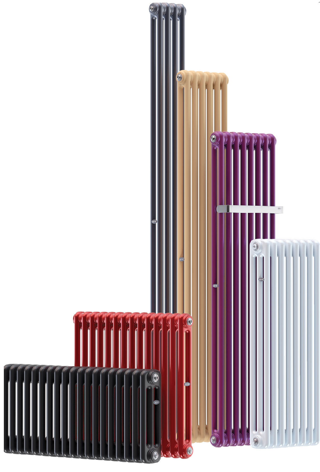 Стальной трубчатый радиатор отопления RIFAR TUBOG 3180 06 секций ТИТАН боковое подключение