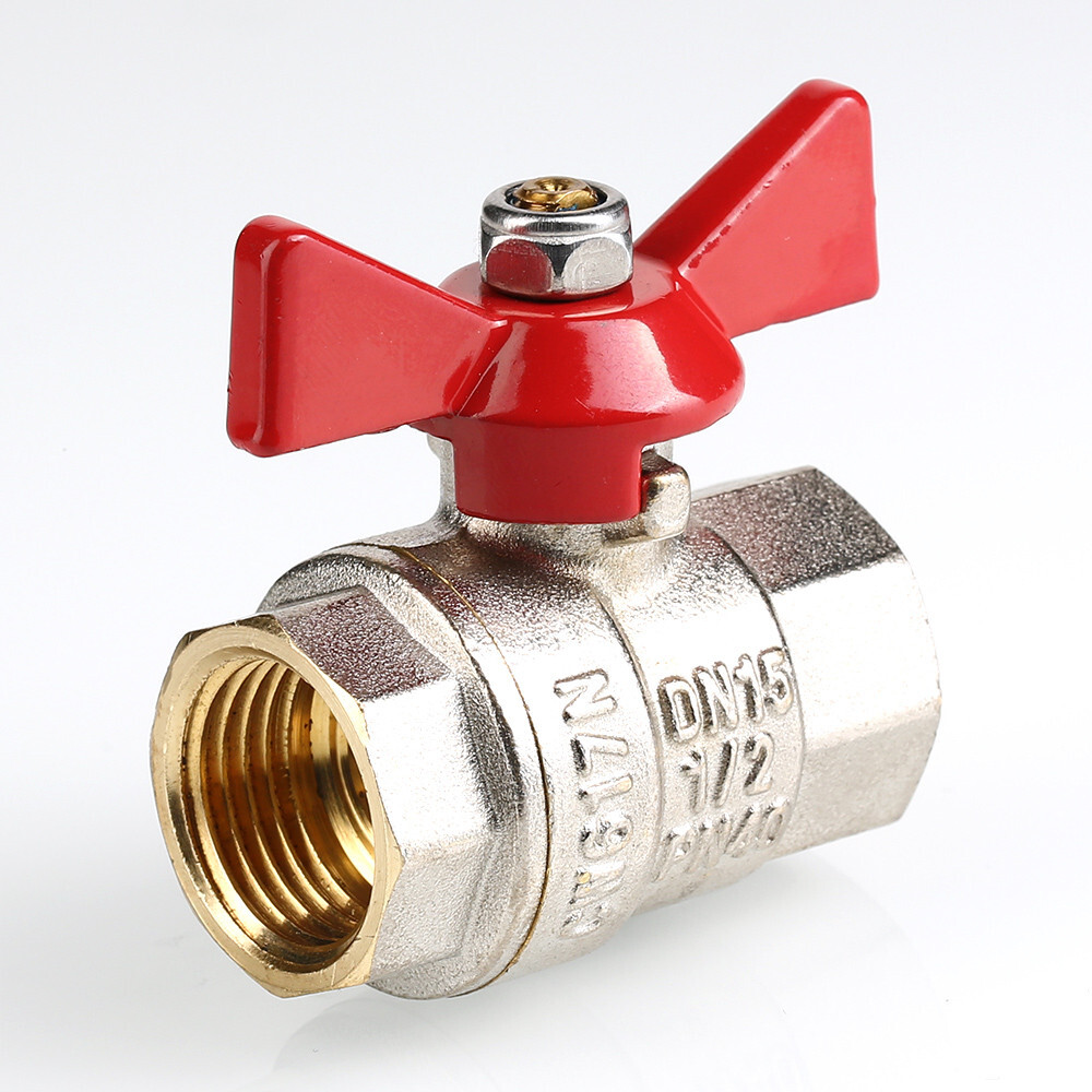 Кран шаровой Valtec BASE рукоятка бабочка 1/2" В