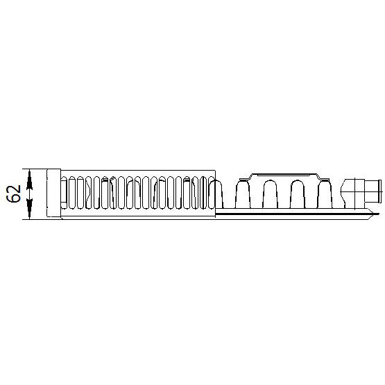 Радиатор стальной панельный AXIS 11 500 x 1100 Ventil